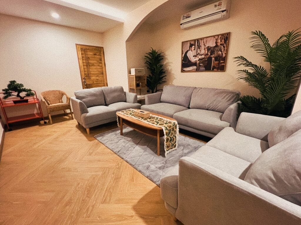 ห้องรับรองร้านสปา